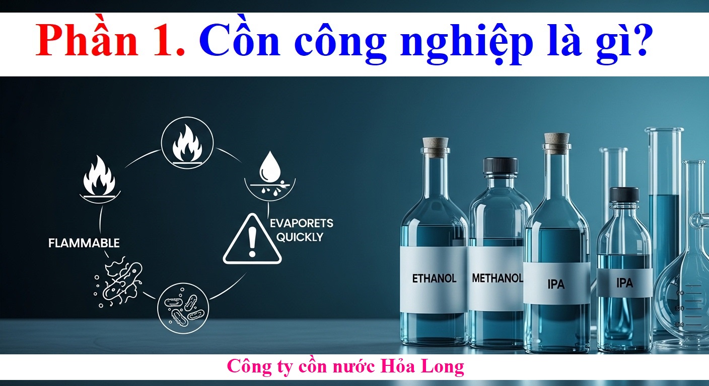 Cồn công nghiệp dùng để làm gì? Ứng dụng thực tế và lưu ý quan trọng